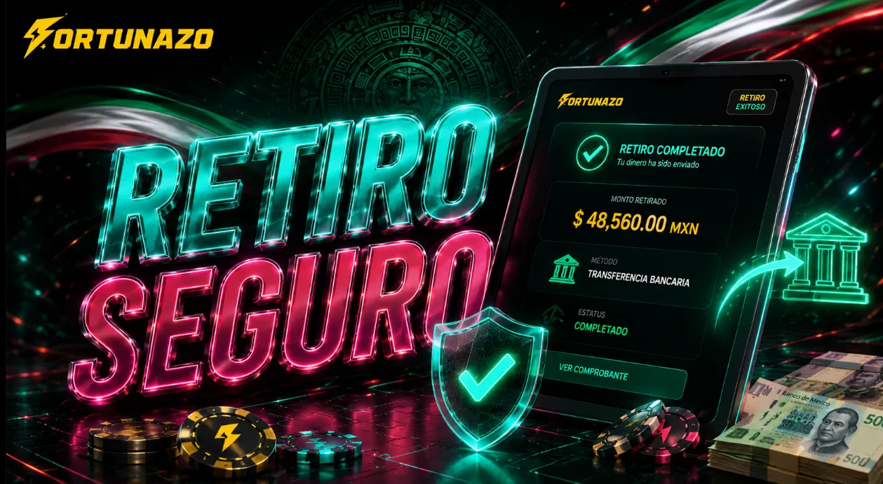 Retiros en Fortunazo Casino